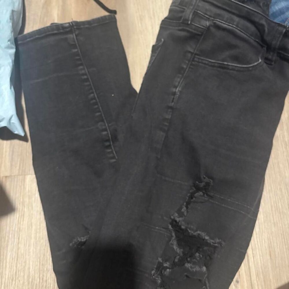 American-eagle Women's Black and Brown Jeans